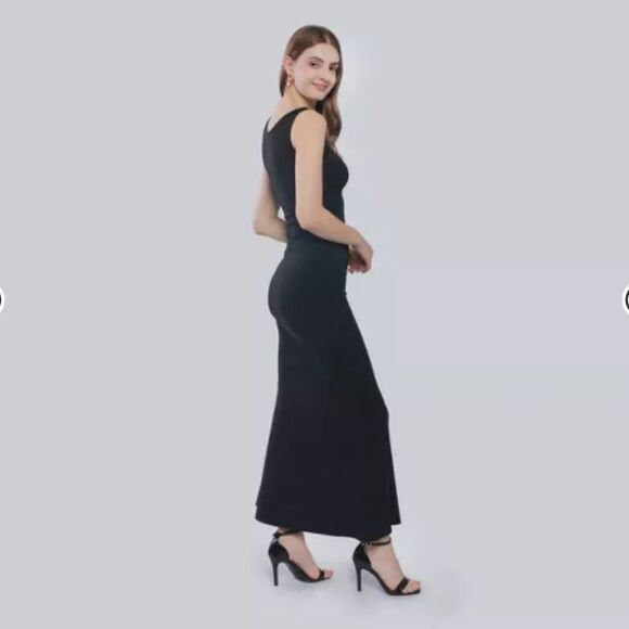 🆕👗Sleeveless Maxi Dress, Wild Fable - Sz L, Black - Picture 4 of 9